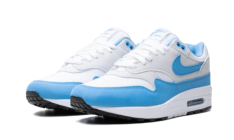 Air Max 1 White University Blue