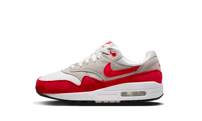 Air Max 1 White University Red Enfant