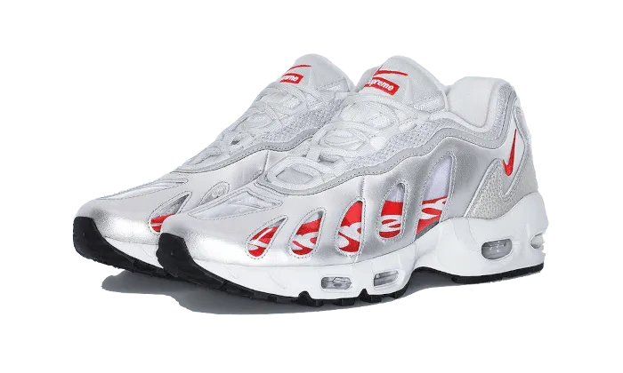 Air Max 96 Metallic Silver Supreme