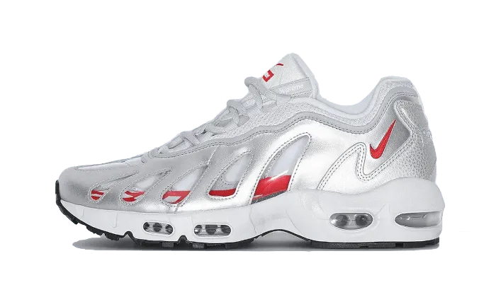 Air Max 96 Metallic Silver Supreme