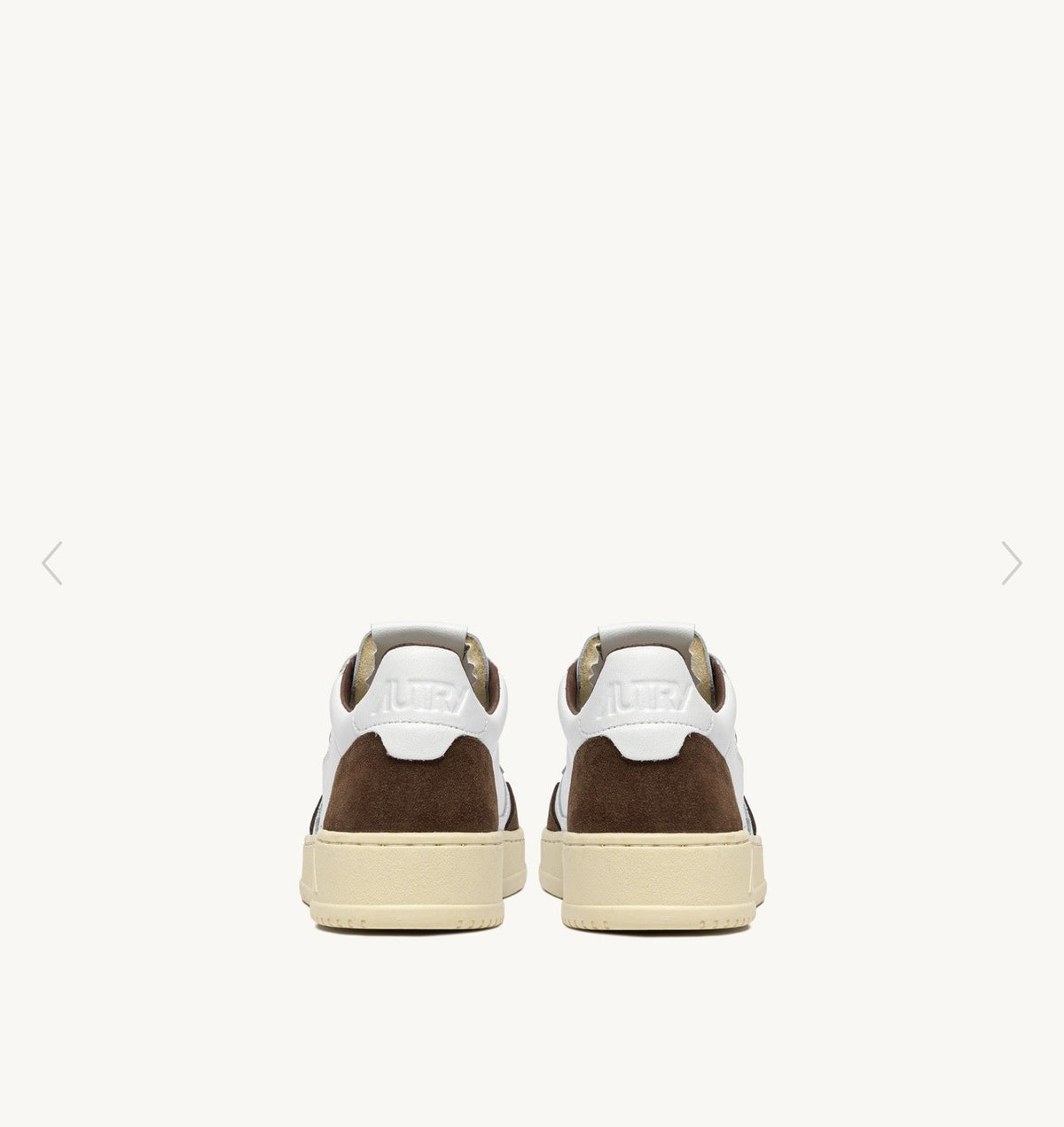 BASKETS AUTRY MEDALIST LOW EN CUIR BLANC ET DAIM TUNDRA