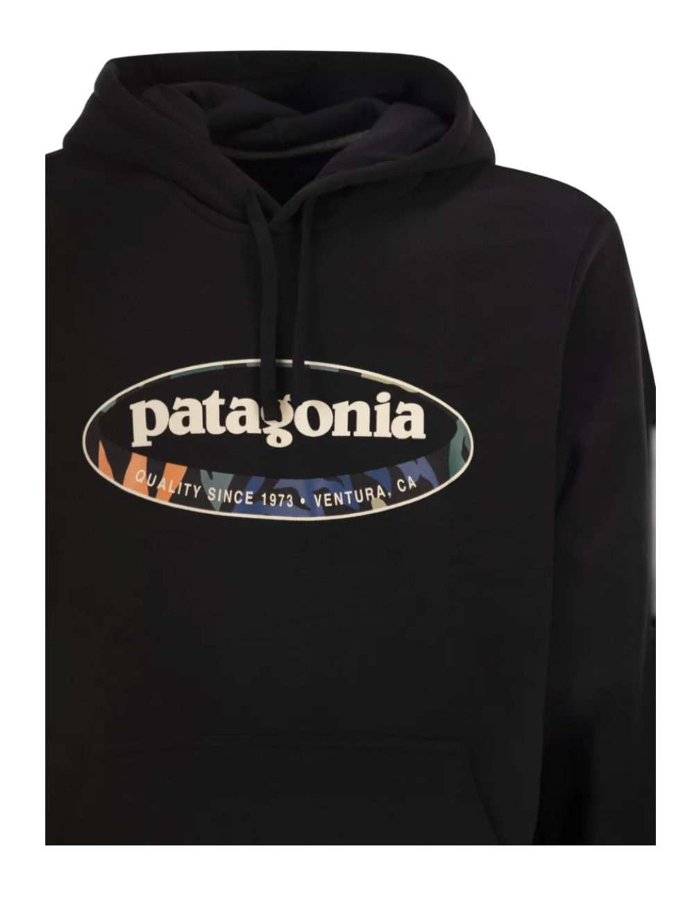 Sweat Patagonia ’95 Oval Logo Uprisal Hoody Coupe Regular Noir