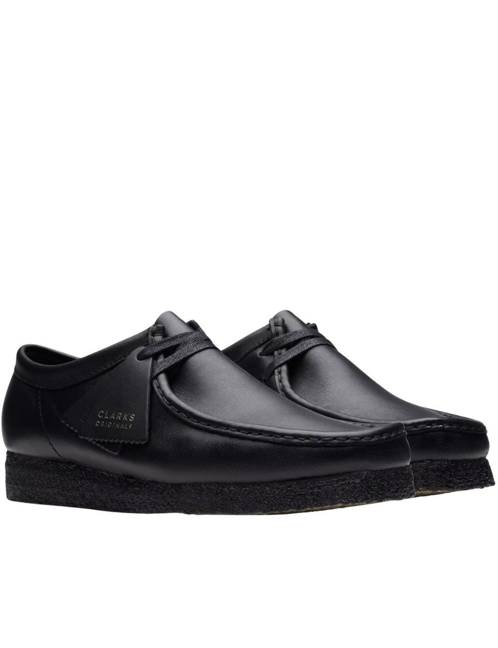 Chaussures Clarks Originals Wallabee Leather Noir