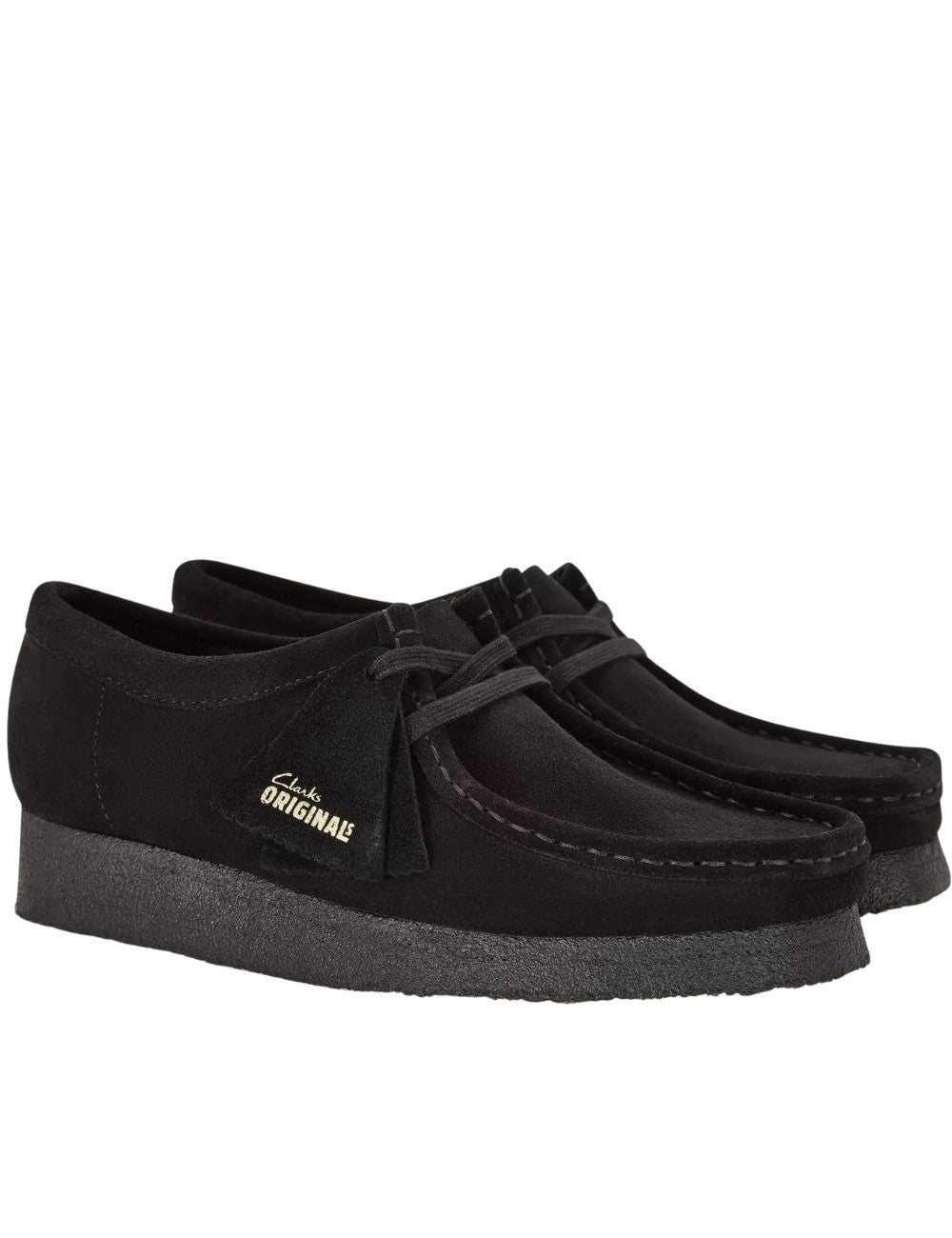 Chaussures Clarks Originals Wallabee Black Suede Noir