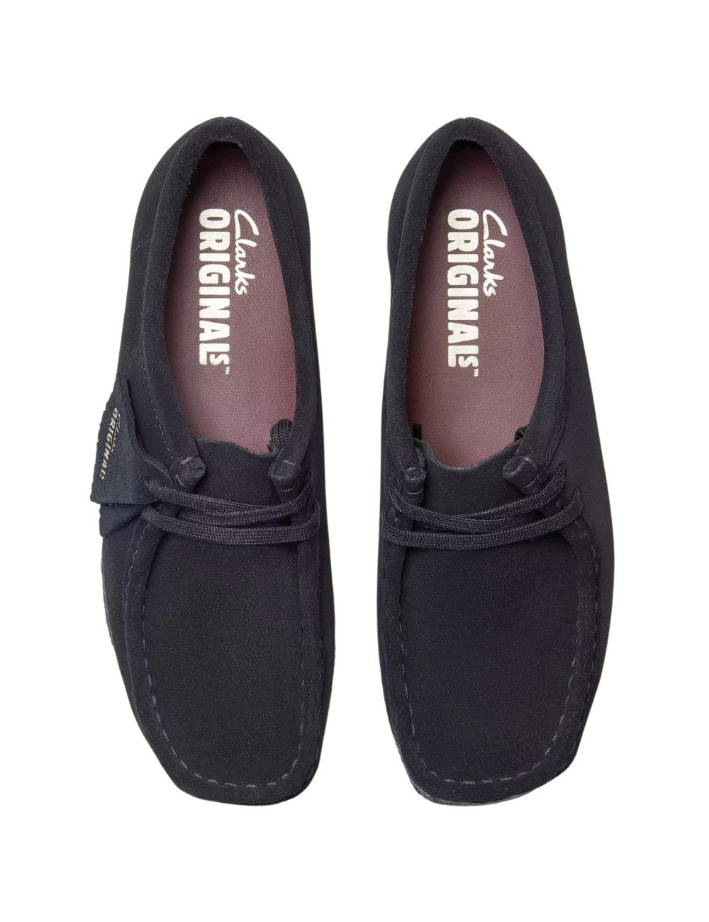 Chaussures Clarks Originals Wallabee Black Suede Noir