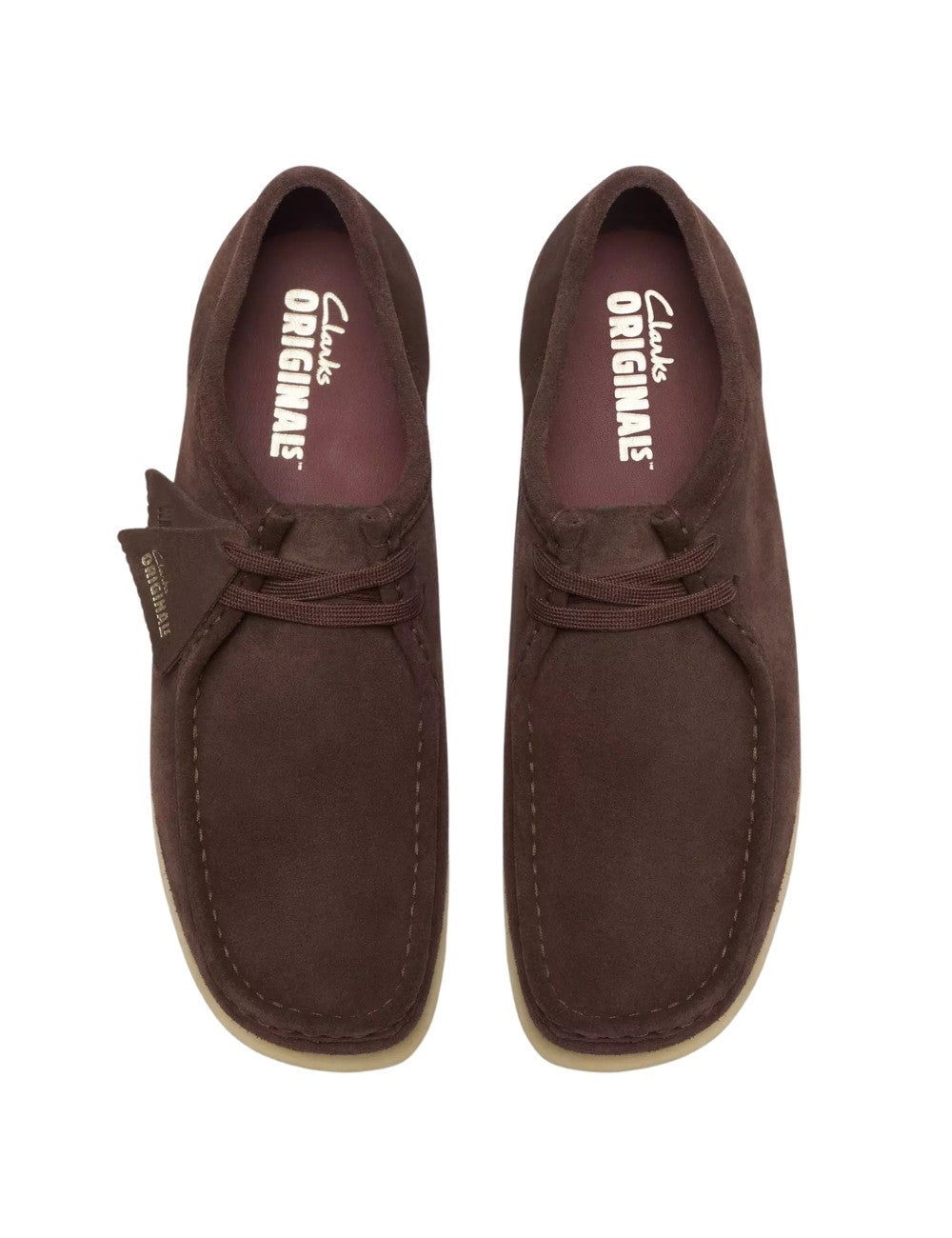Chaussures Clarks Originals Wallabee Dark Brown Marron