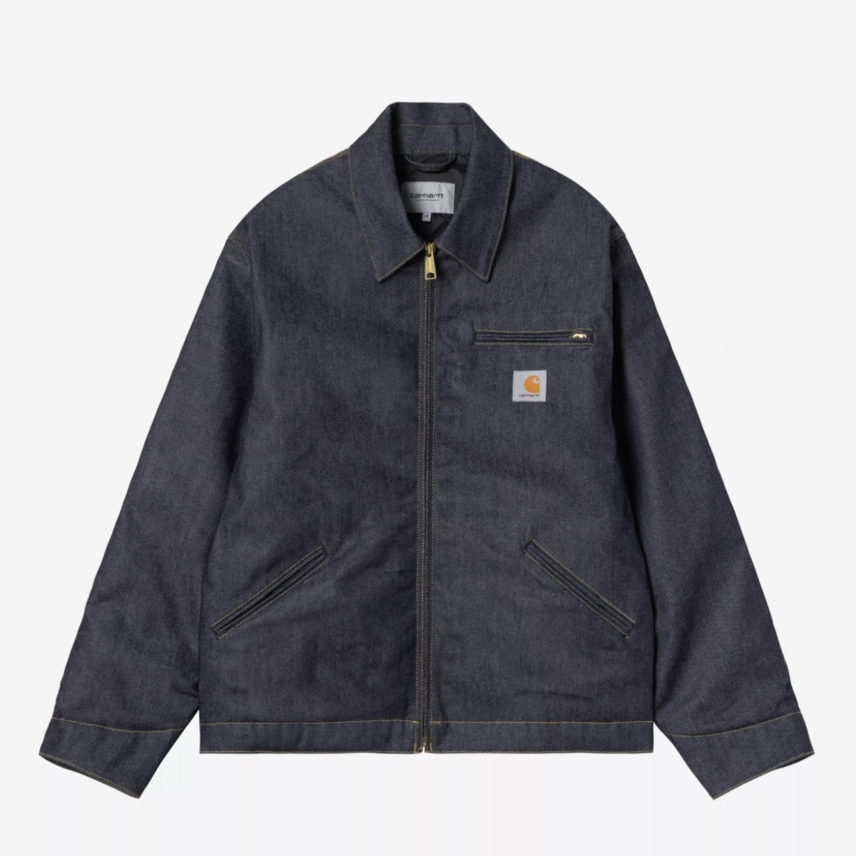 Veste Carhartt WIP OG Detroit Jacket Blue Rigid Coupe Regular Homme
