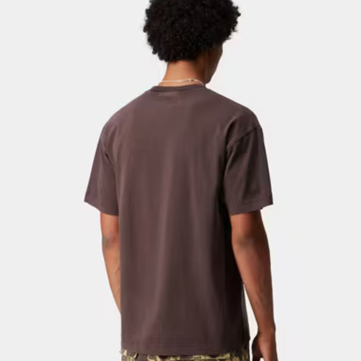 T-shirt Carhartt WIP S/S Vista Palisander Teint en Pièce Coupe Loose Homme