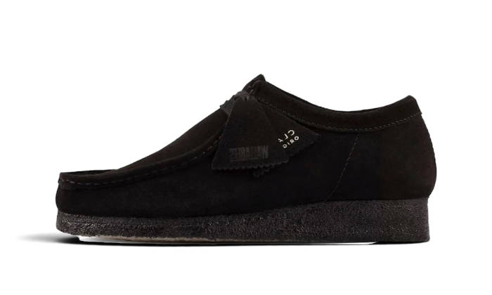 Clarks Wallabee Black Suede (W)