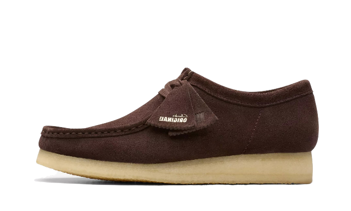 Chaussures Clarks Originals Wallabee Dark Brown Marron