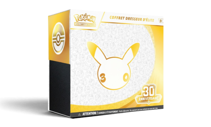Coffret ETB Dresseur d’Élite Pokémon - 30e Anniversaire - Produit Français
