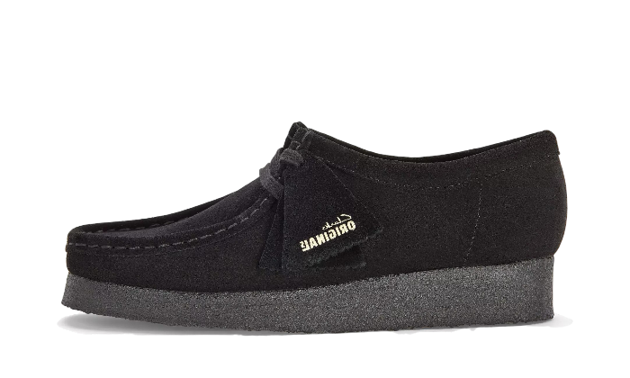 Chaussures Clarks Originals Wallabee Black Suede Noir