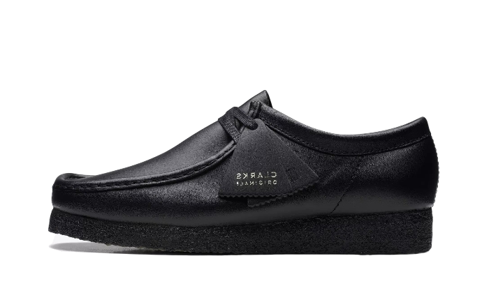 Chaussures Clarks Originals Wallabee Leather Noir