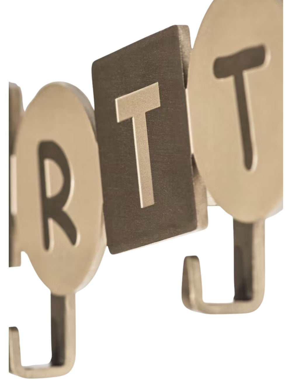 Porte-manteau mural Carhartt WIP ABC Wall Coat Hanger Marron / Blanc (Hamilton Brown / White)