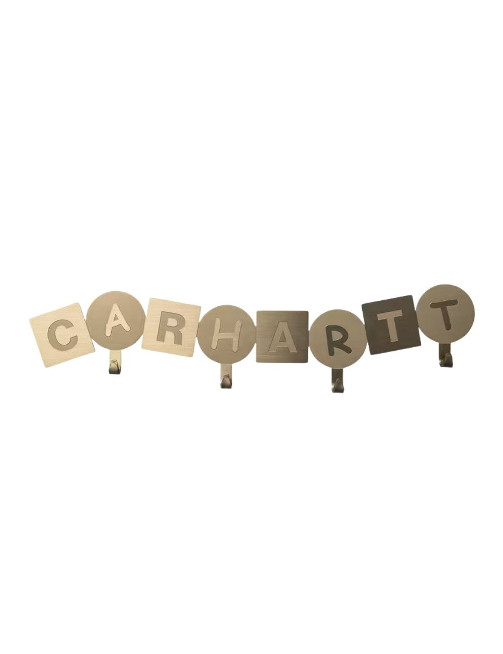 Porte-manteau mural Carhartt WIP ABC Wall Coat Hanger Marron / Blanc (Hamilton Brown / White)
