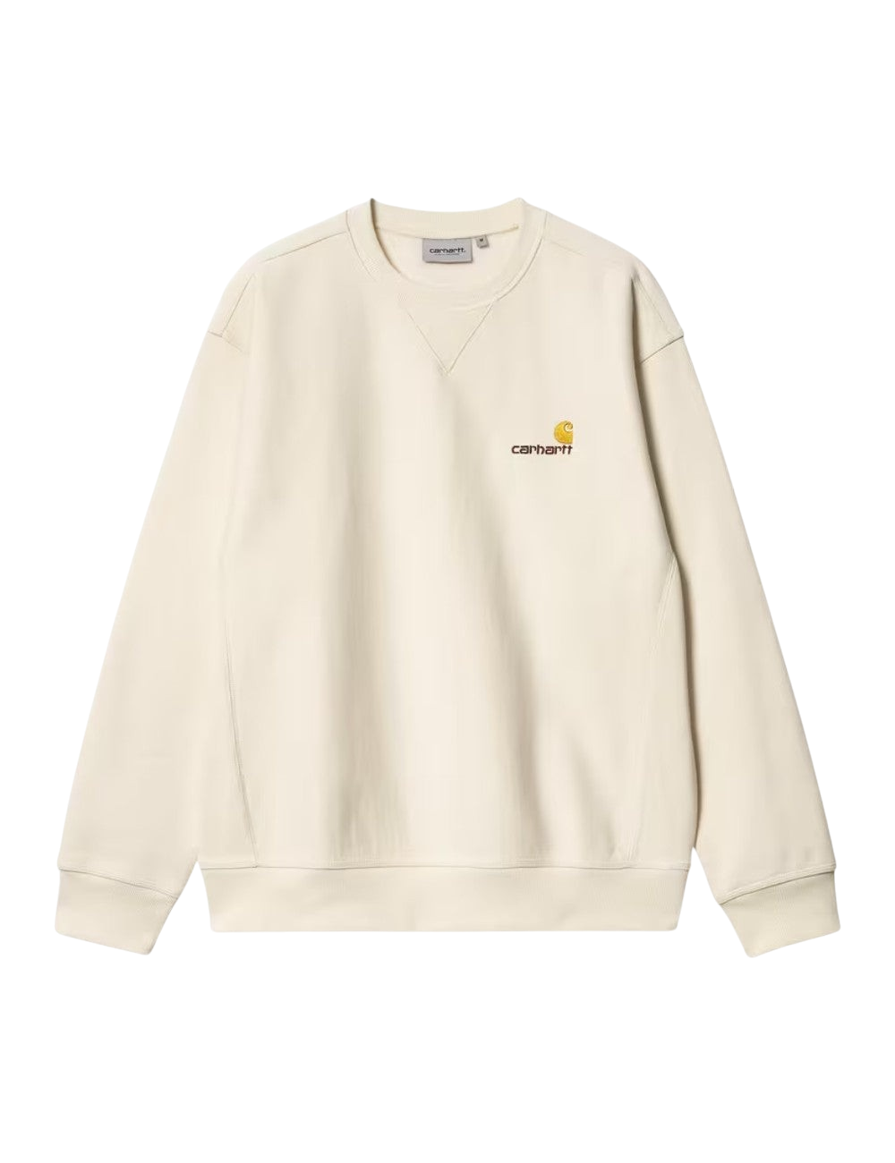Sweatshirt Carhartt WIP American Script Sweatshirt Beige (Ash Heather) pour homme