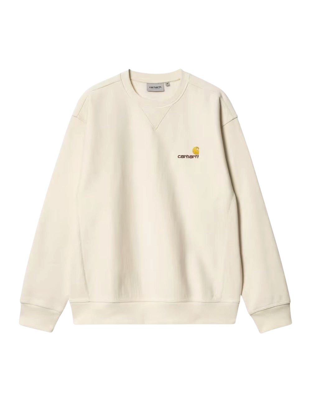 Sweatshirt Carhartt WIP American Script Sweatshirt Beige (Ash Heather) pour homme