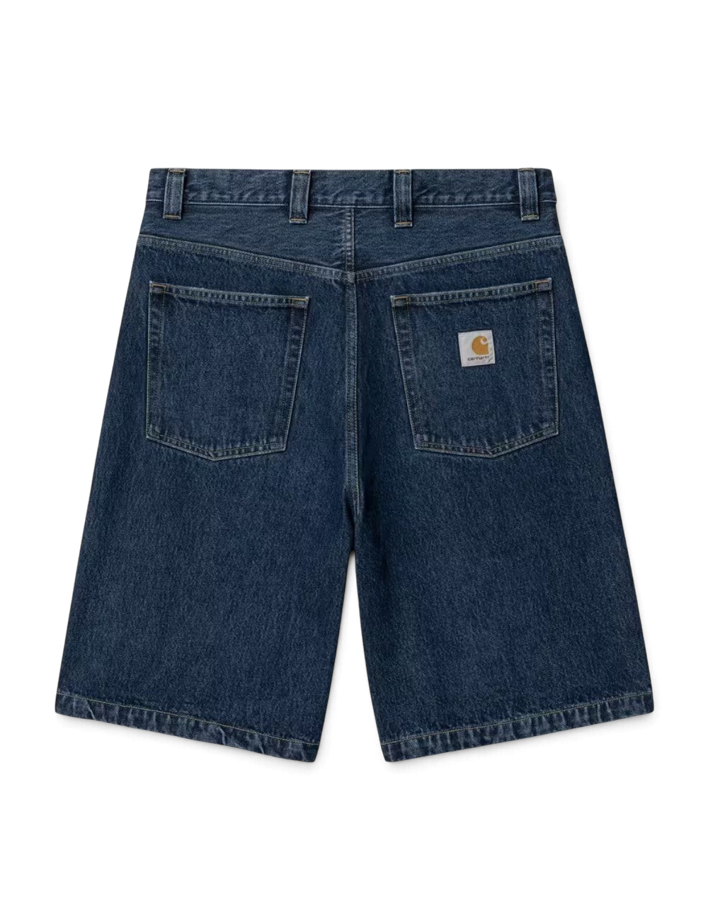 Short Carhartt WIP Brandon Short Noir en denim de coton robuste pour homme