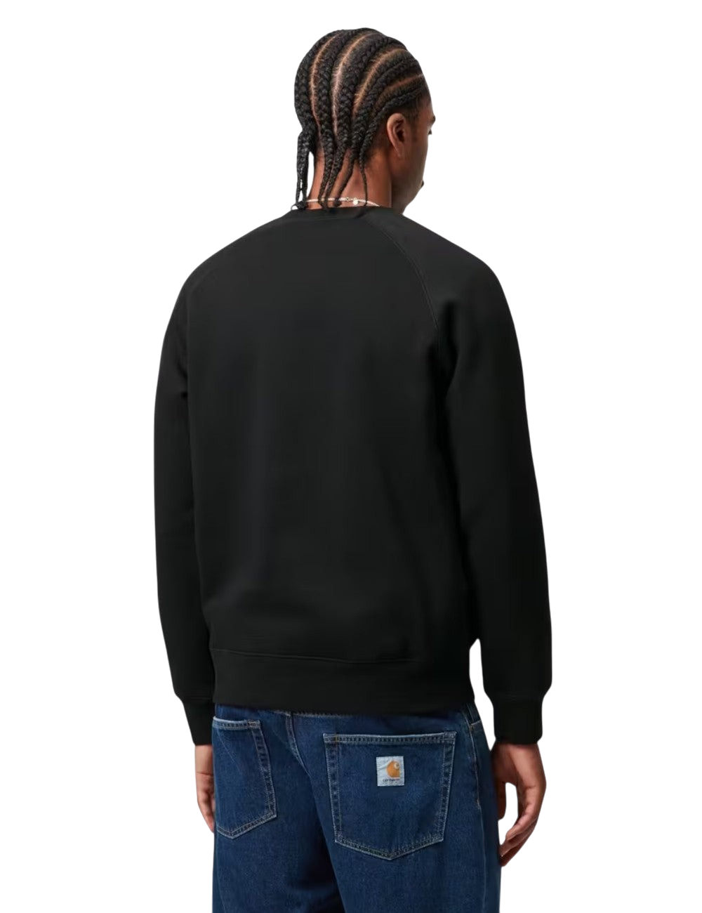 Sweatshirt Carhartt WIP Chase Sweatshirt Noir (Black) pour homme