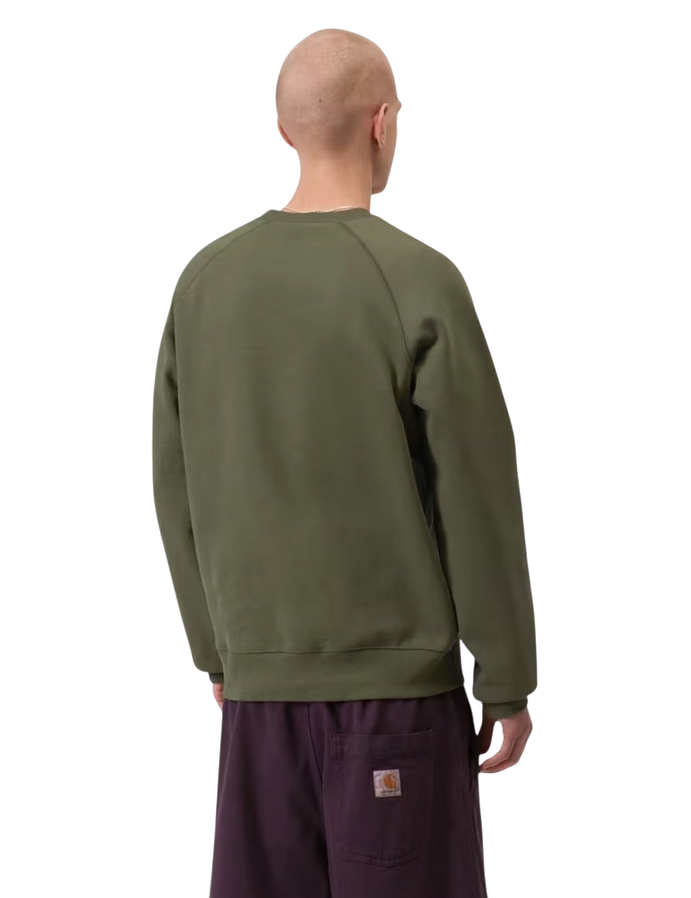 Sweatshirt Carhartt WIP Chase Sweatshirt Kaki (Khaki) pour homme