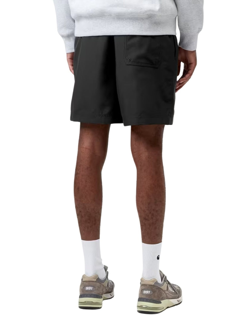 Maillot de bain Carhartt WIP Chase Swim Trunks Noir léger et séchage rapide pour homme