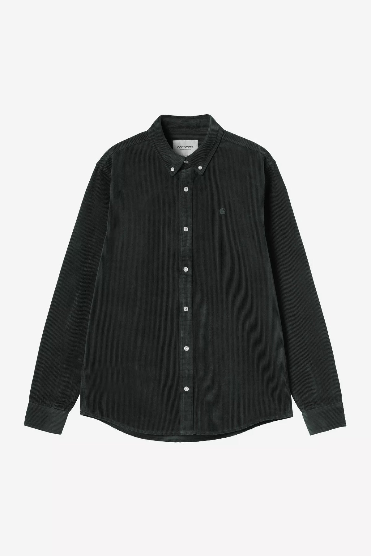 CARHARTT CHEMISE MADISON CORD SHIRT RAVEN