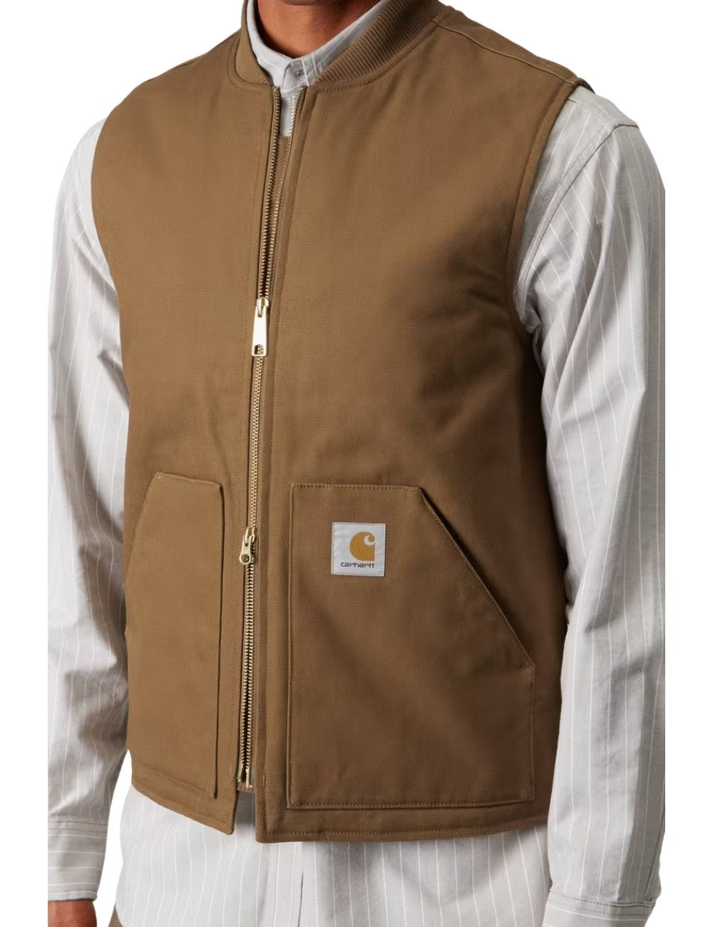 Gilet sans manches Carhartt WIP Classic Vest Marron (Hamilton Brown) pour homme