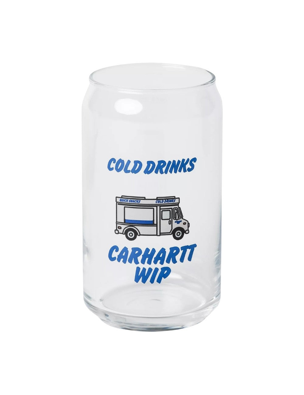 Verre Carhartt WIP Cold Drinks Can Glass Transparent / Noir (Clear / Black)