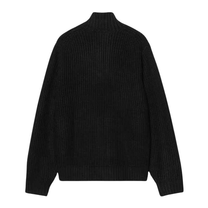CARHARTT DETROIT HALF ZIP SWEATER NOIR