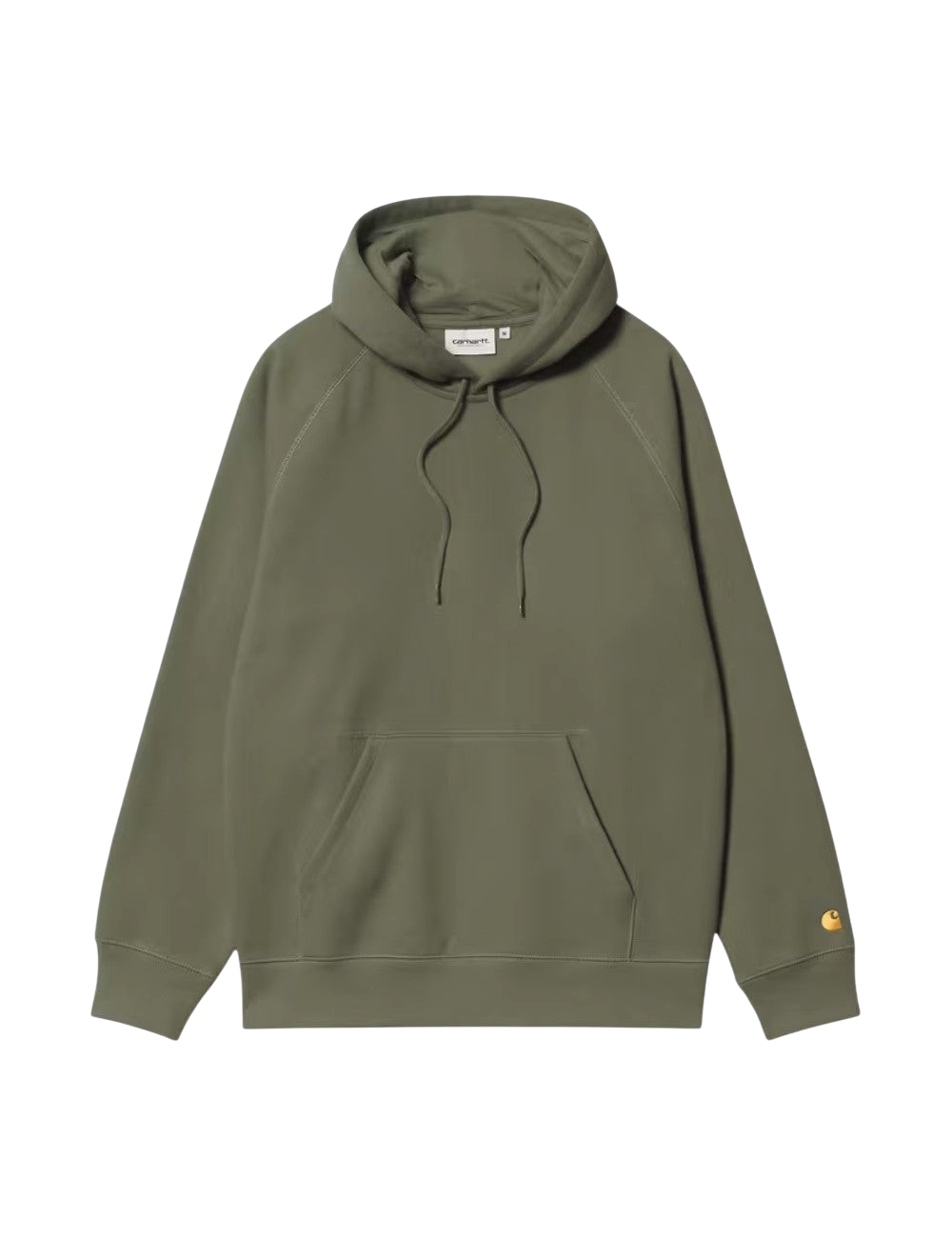 Sweat à capuche Carhartt WIP Hooded Chase Sweatshirt Kaki (Khaki) pour homme