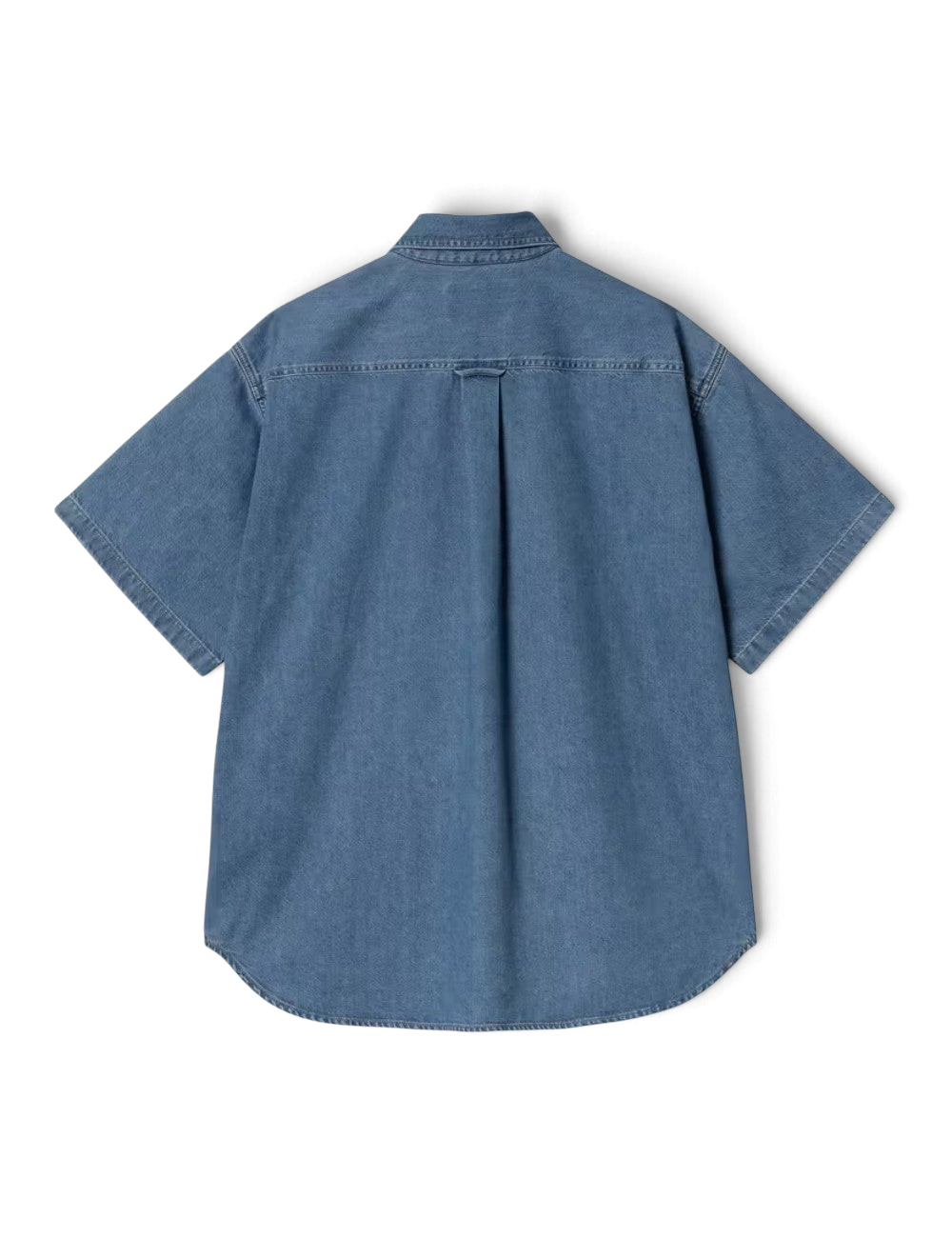 Chemise Carhartt WIP S/S Lucas Shirt Bleu (Blue/White Stripe) 100% coton pour homme
