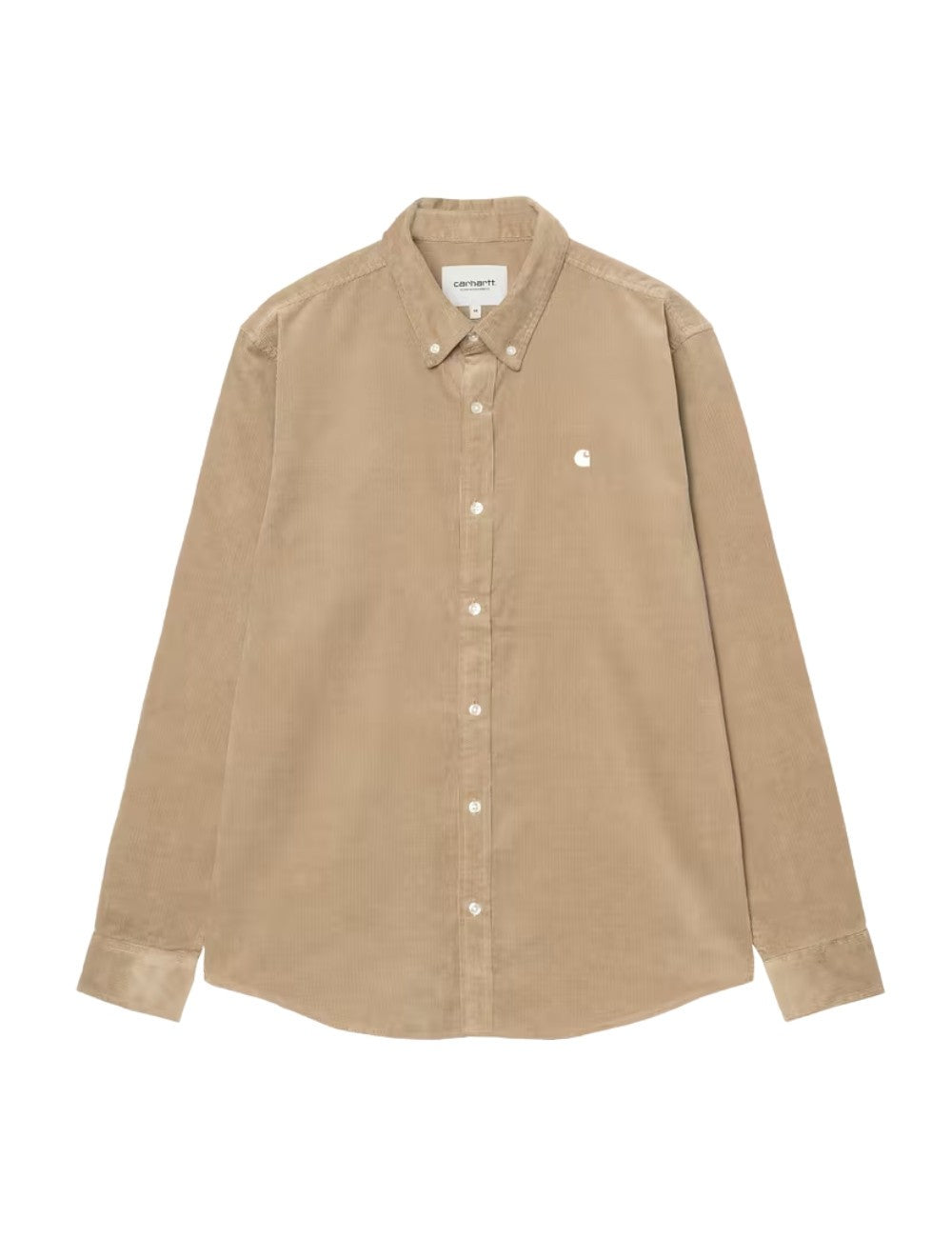 Chemise en velours Carhartt WIP Madison Fine Cord Shirt Marron (Teak) 100% coton pour homme