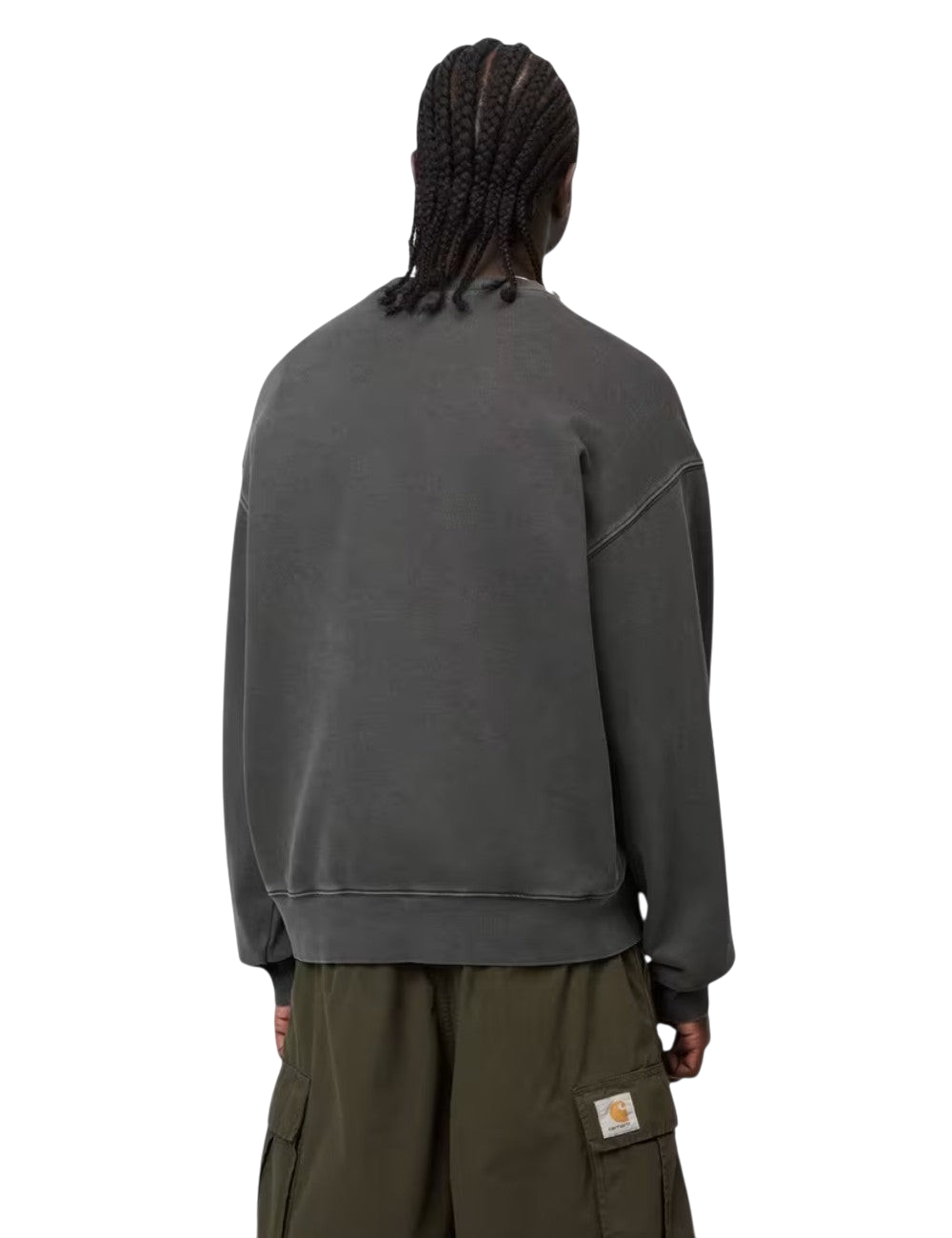Sweatshirt Carhartt WIP Nelson Sweatshirt Noir (Black) pour homme