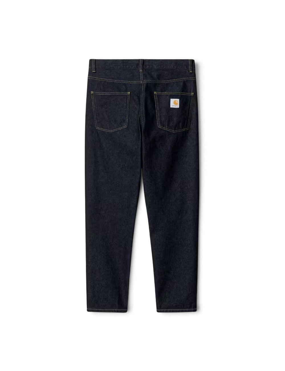 Pantalon Carhartt WIP Newel Pant Bleu (Blue Denim, délavé) en denim de coton robuste pour homme