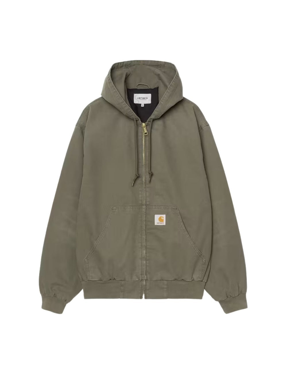 Veste Carhartt WIP OG Active Jacket Kaki avec capuche en toile de coton robuste pour homme