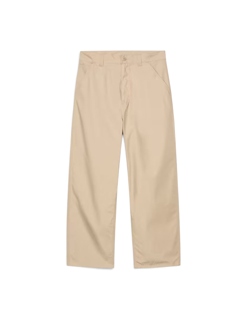 Pantalon Carhartt WIP Postal Single Knee Pant Marron (Hamilton Brown) en toile de coton robuste pour homme