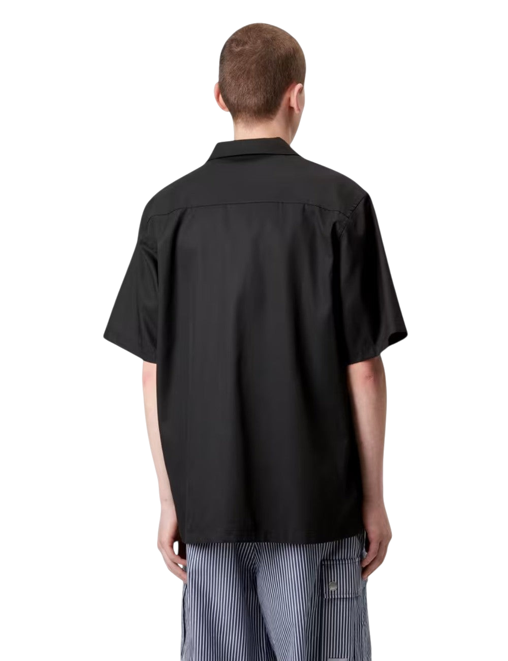 Chemise Carhartt WIP S/S Delray Shirt Noir (Black) pour homme