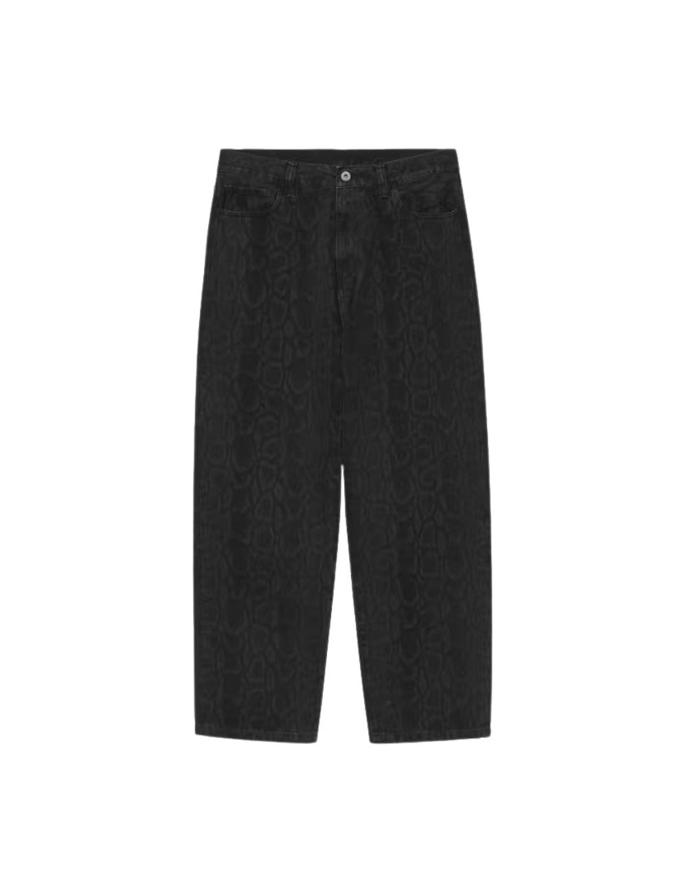 Pantalon Carhartt WIP Snake Landon Pant Noir en denim de coton robuste pour homme