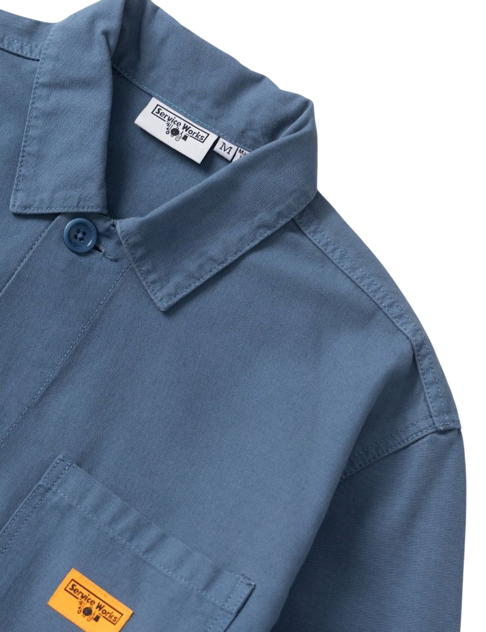 Veste Service Works Classic Chore Shirt Stone Coupe Regular Unisexe