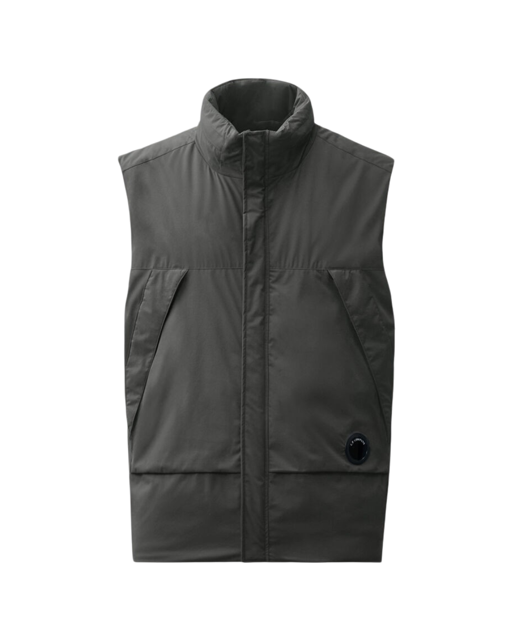 C.P company PRO-TEK PRIMALOFT SILVER HOODED GILET