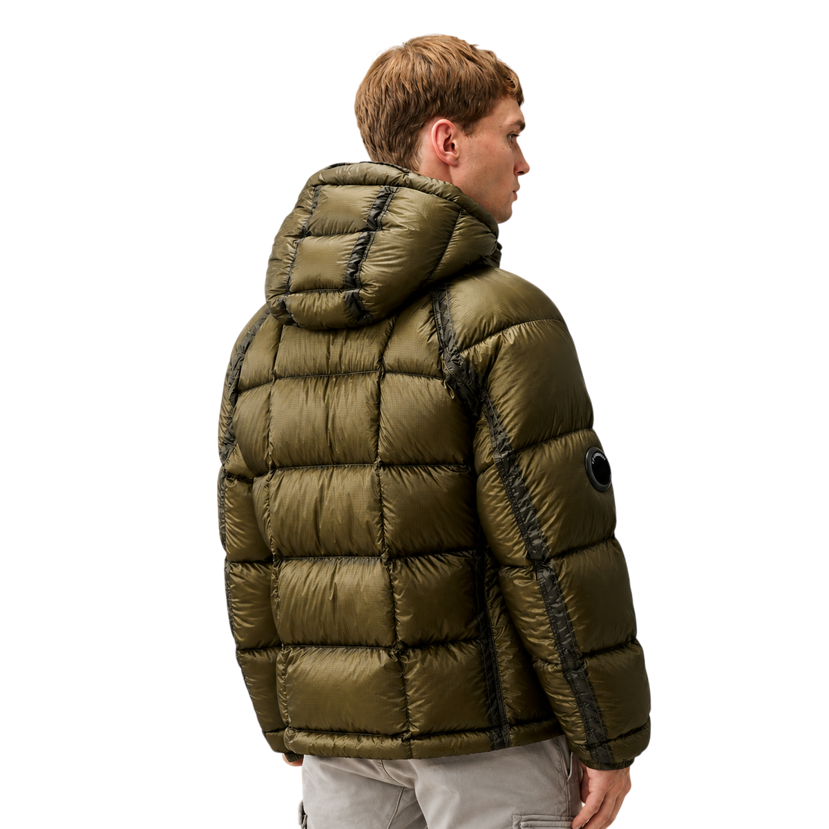 C.P.COMPANY DD-SHELL PUFFER JACKET IVY GREEN