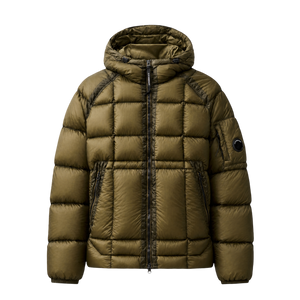 C.P.COMPANY DD-SHELL PUFFER JACKET IVY GREEN