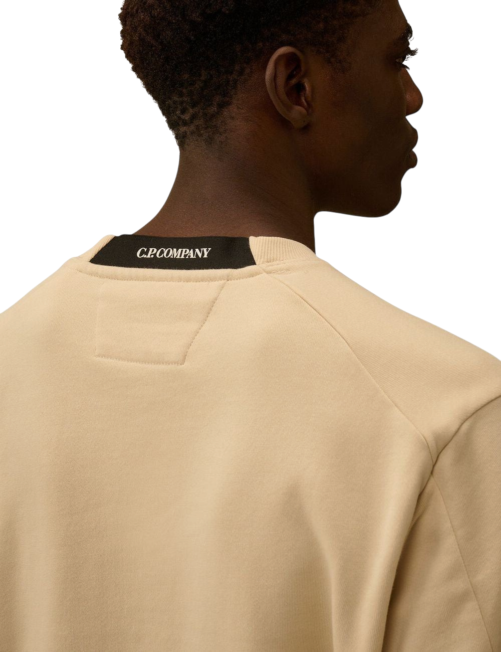 Sweat C.P. Company Diagonal Raised Fleece Crewneck Lens Sweatshirt Coupe Regular Homme