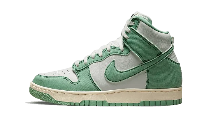 Dunk High 1985 Enamel Green Denim