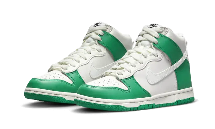 Dunk High White Green