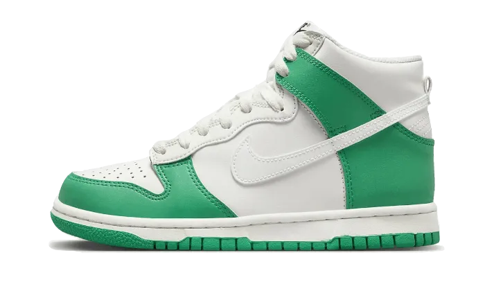 Dunk High White Green