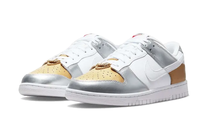 Dunk Low Gold Silver