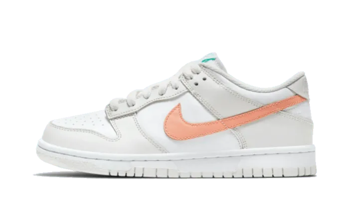 Dunk Low White Bone Peach Aqua