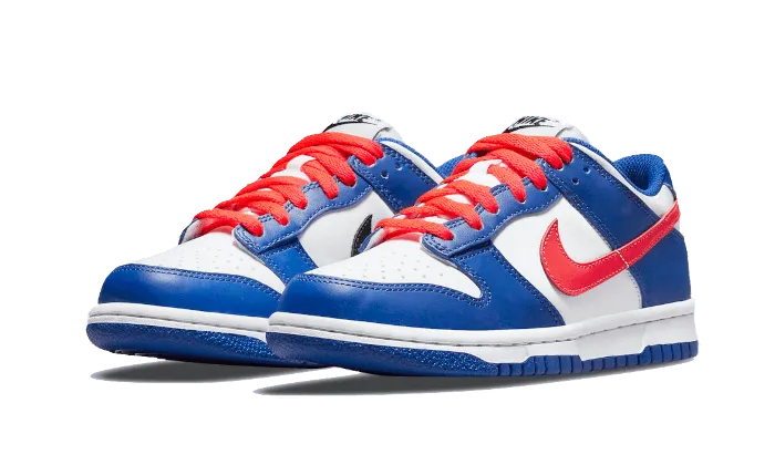 Dunk Low White Royal Red