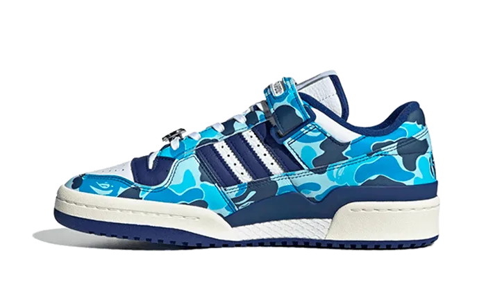 Forum 84 Low Bape 30th Anniversary Blue Camo